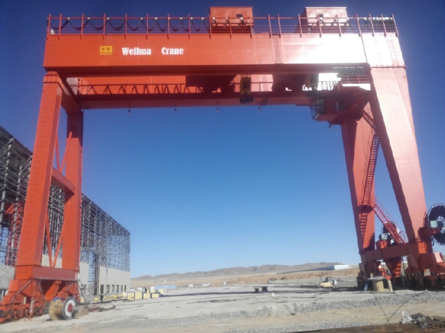 內蒙古蘭石門式起重機安全監控系統現場安裝圖八